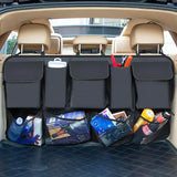 Multi-Functional Car Trunk Organizers,Backseat Hanging Organizer with 9 Large Storage Bag,Car Trunk Tidy Organizer