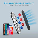 2-Pack Magnetic Phone Holder for Car Dashboard - Universal Mount Stand for iPhone, Samsung Galaxy, and GPS