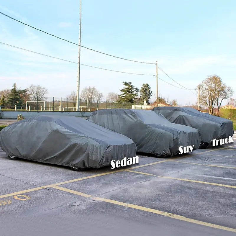 Ultra Light Waterproof SUV Car Cover for All Weather Protection, Windproof, Fits Cars up to 230"