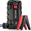 BRPOM Car Jump Starter, 3000A Peak (Up to 7.0L Gas or 5.5L Diesel Engine, 30 Times) 12V Auto Booster Battery Pack Jump Box with Quick Charger Smart Jump Cables